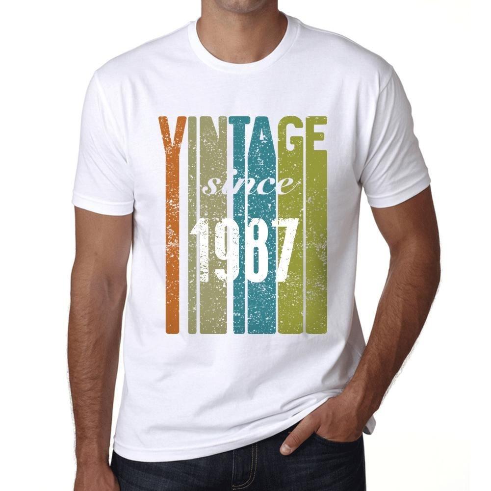 Homme Tee Vintage T Shirt 1987, Vintage Since 1987