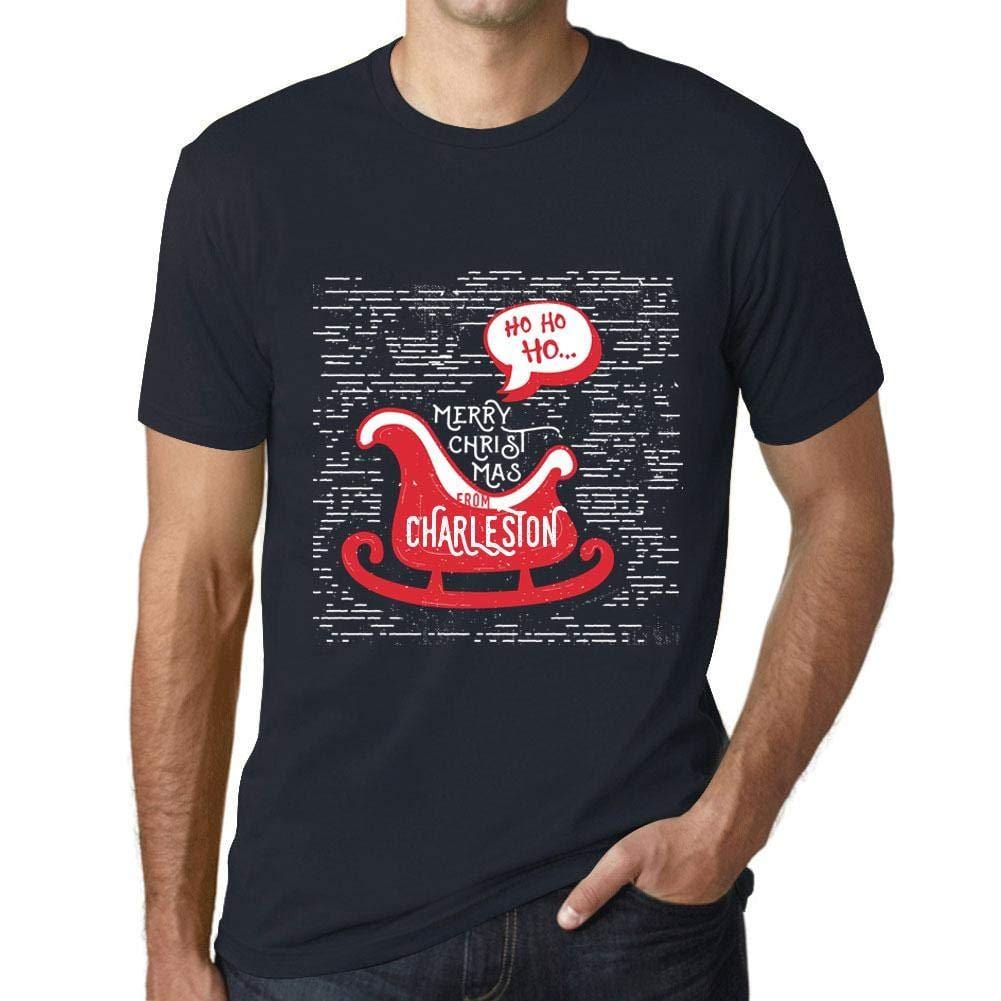Ultrabasic Homme T-Shirt Graphique Merry Christmas from Charleston Marine