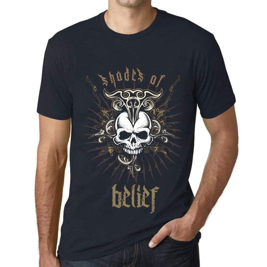 Ultrabasic - Homme T-Shirt Graphique Shades of Belief Marine