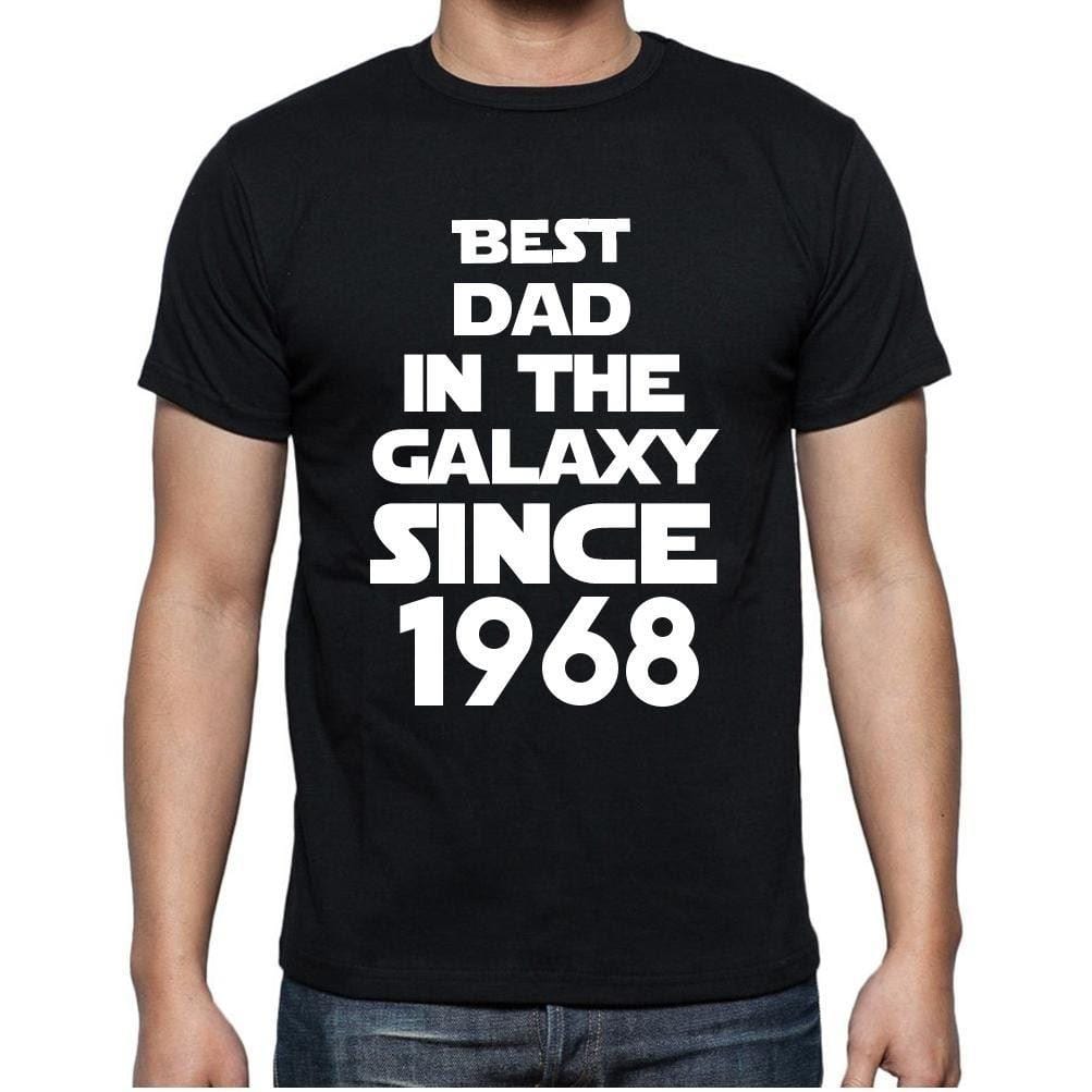 Best Dad, 1968 Best Dad Men's T shirt Black Birthday Gift 00112