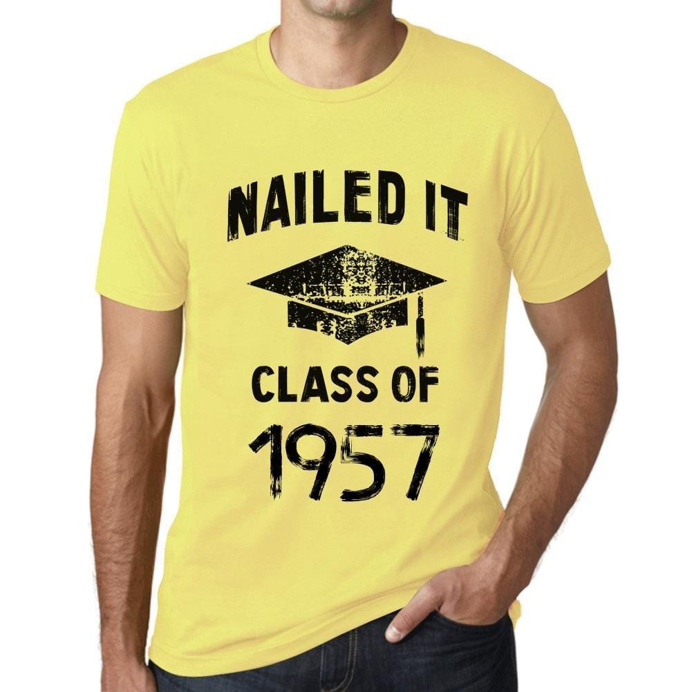 Homme T Shirt Graphique Imprimé Vintage Tee Nailed it Class of 1957