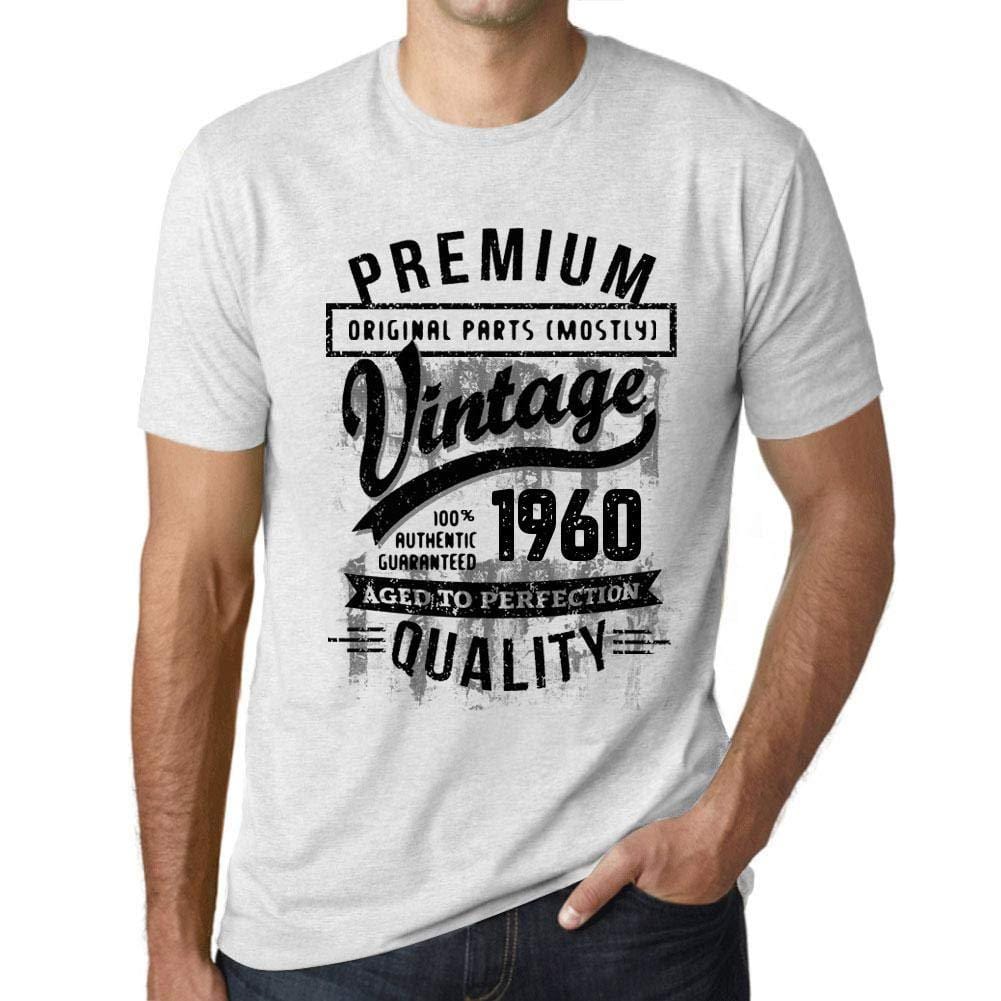 Ultrabasic - Homme T-Shirt Graphique 1960 Aged to Perfection Tee Shirt Cadeau d'anniversaire