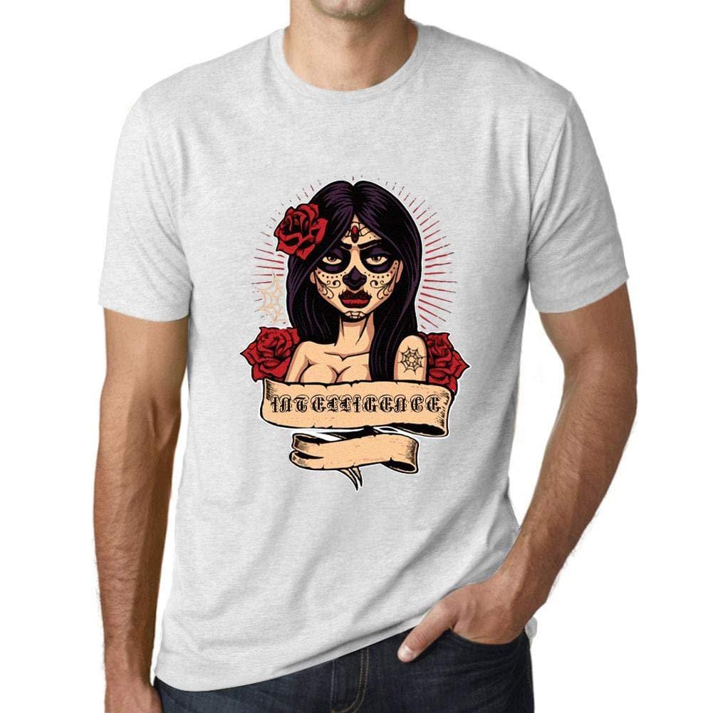 Ultrabasic - Homme T-Shirt Graphique Women Flower Tattoo Intelligence