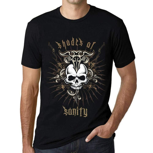 Ultrabasic - Homme T-Shirt Graphique Shades of Sanity Noir Profond