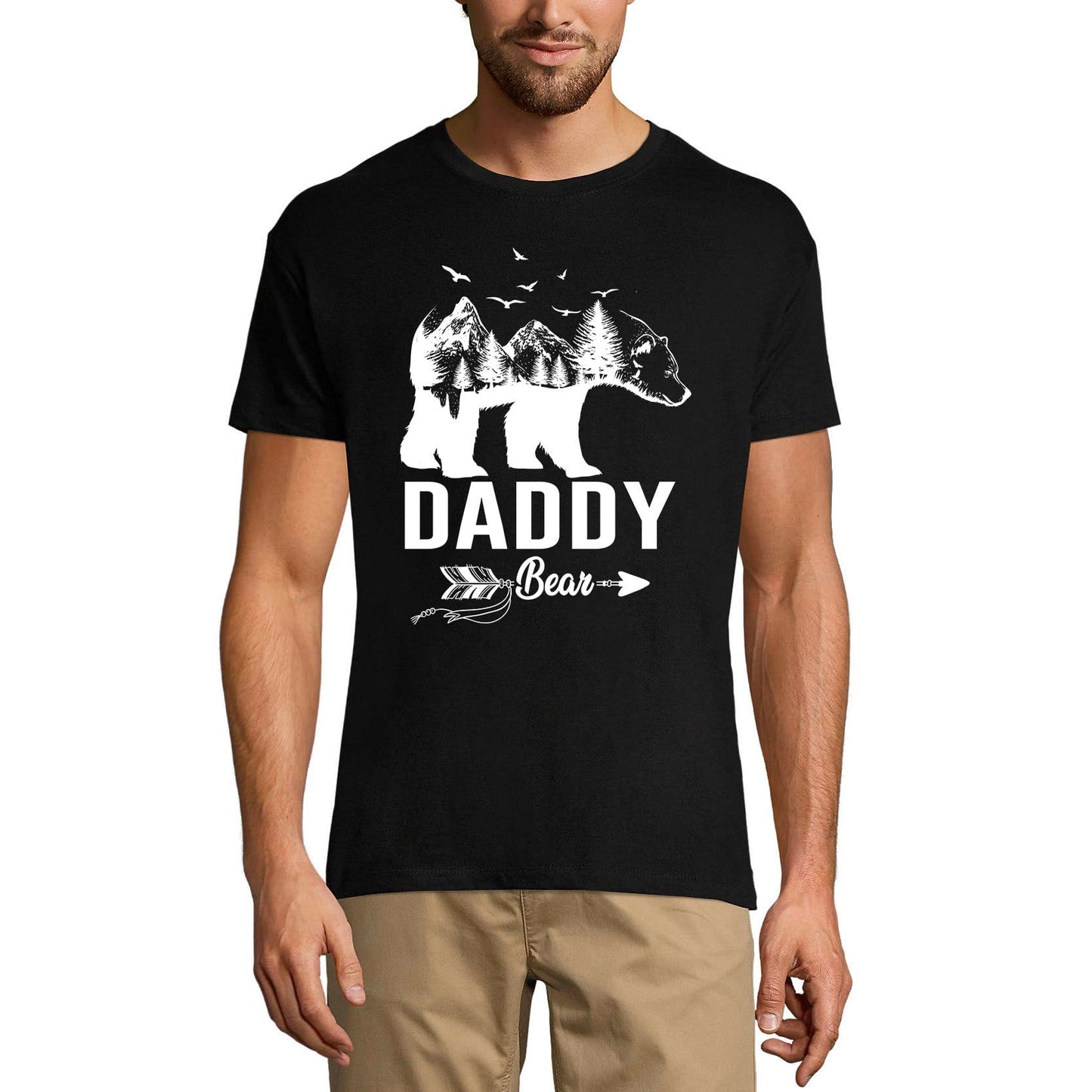 ULTRABASIC Men's T-Shirt Daddy Bear - Mountain Funny Short Sleeve Tee Shirt