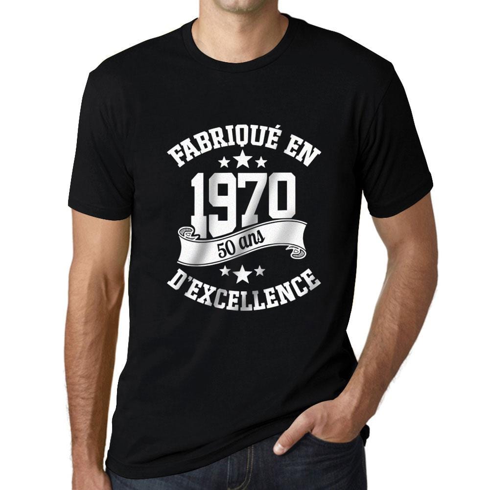 Men's Graphic Fabriqué en 1970, 50 Ans d'être Génial T-Shirt