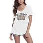 ULTRABASIC Women's Graphic T-Shirt Cat Meow - Funny Kitten Shirt for Cat Lovers