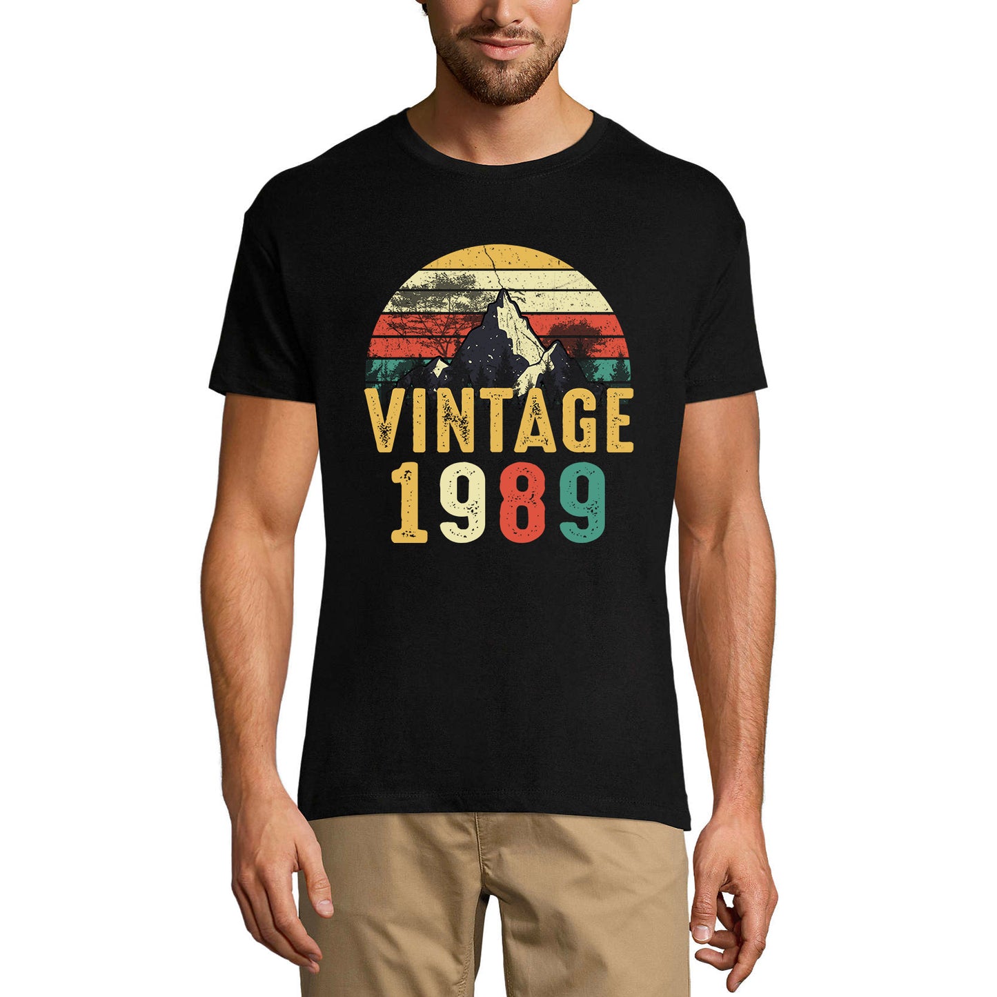 ULTRABASIC Men's T-Shirt Vintage 1989 - Retro 32nd Birthday Gift Tee Shirt