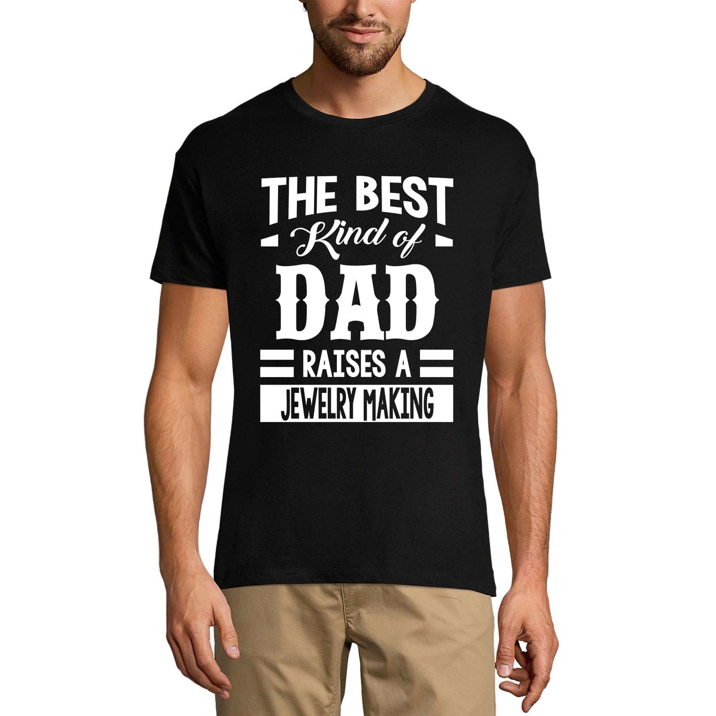 ULTRABASIC Men's Graphic T-Shirt Dad Raises a Jewelry Making