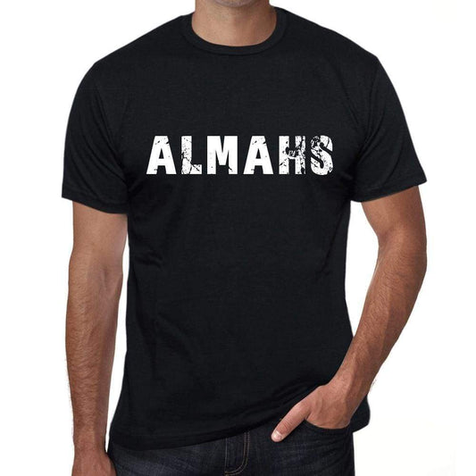 Almahs Mens Vintage T Shirt Black Birthday Gift 00554 - Black / Xs - Casual