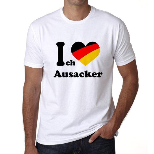 Ausacker Mens Short Sleeve Round Neck T-Shirt 00005 - Casual