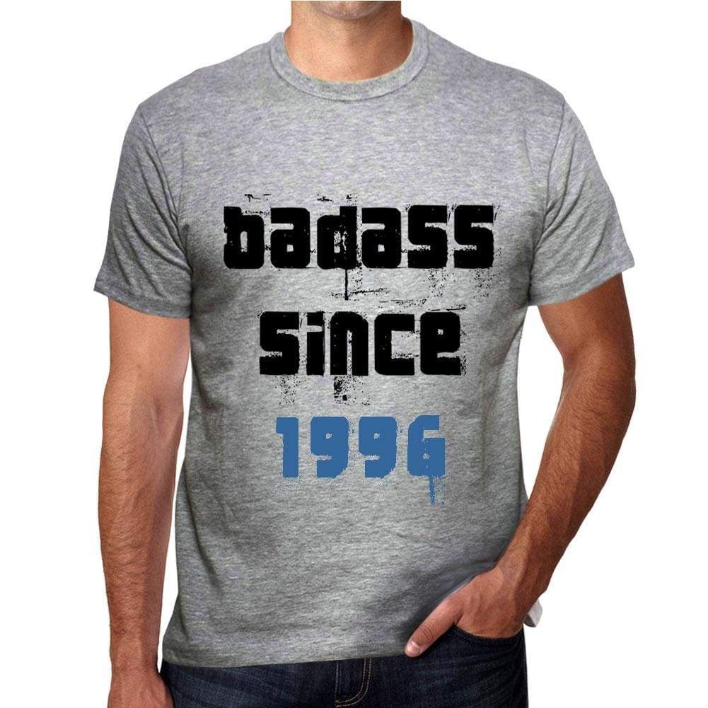 Badass Since 1996 Men's T-shirt Grey Birthday Gift 00430 - Ultrabasic