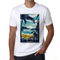 Bagacay Es Pura Vida Beach Name White Mens Short Sleeve Round Neck T-Shirt 00292 - White / S - Casual