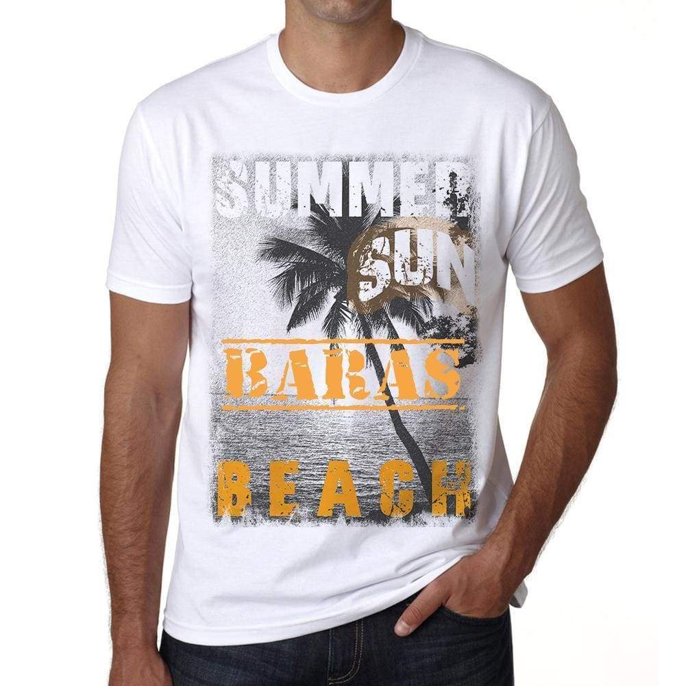 Baras Mens Short Sleeve Round Neck T-Shirt - Casual