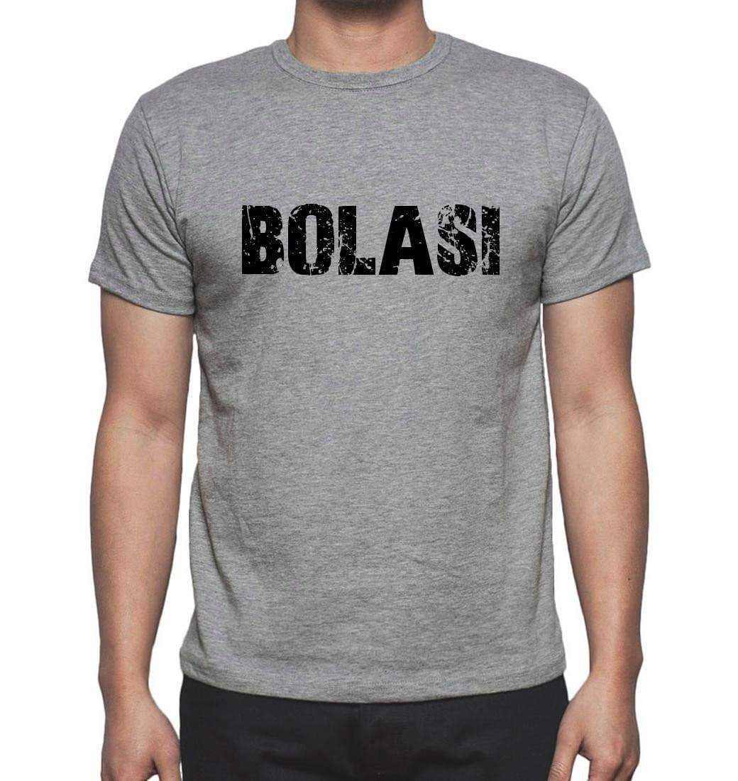 Bolasi Grey Mens Short Sleeve Round Neck T-Shirt 00018 - Grey / S - Casual