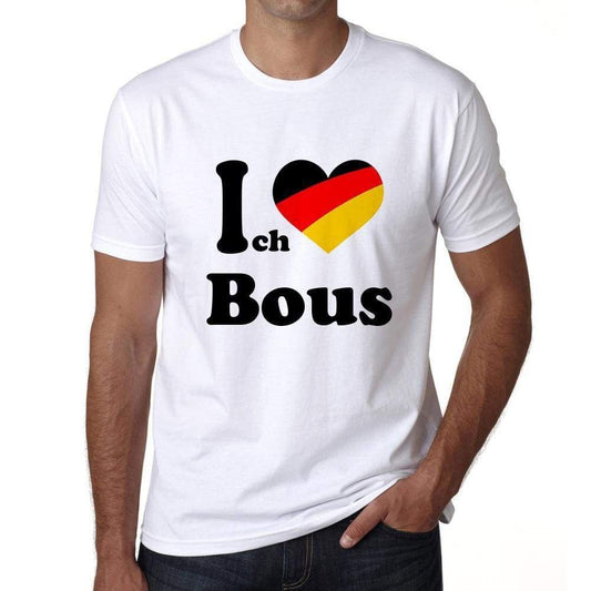 Bous Mens Short Sleeve Round Neck T-Shirt 00005 - Casual