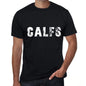 Calfs Mens Retro T Shirt Black Birthday Gift 00553 - Black / Xs - Casual