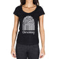 Cherishing Fingerprint Black Womens Short Sleeve Round Neck T-Shirt Gift T-Shirt 00305 - Black / Xs - Casual