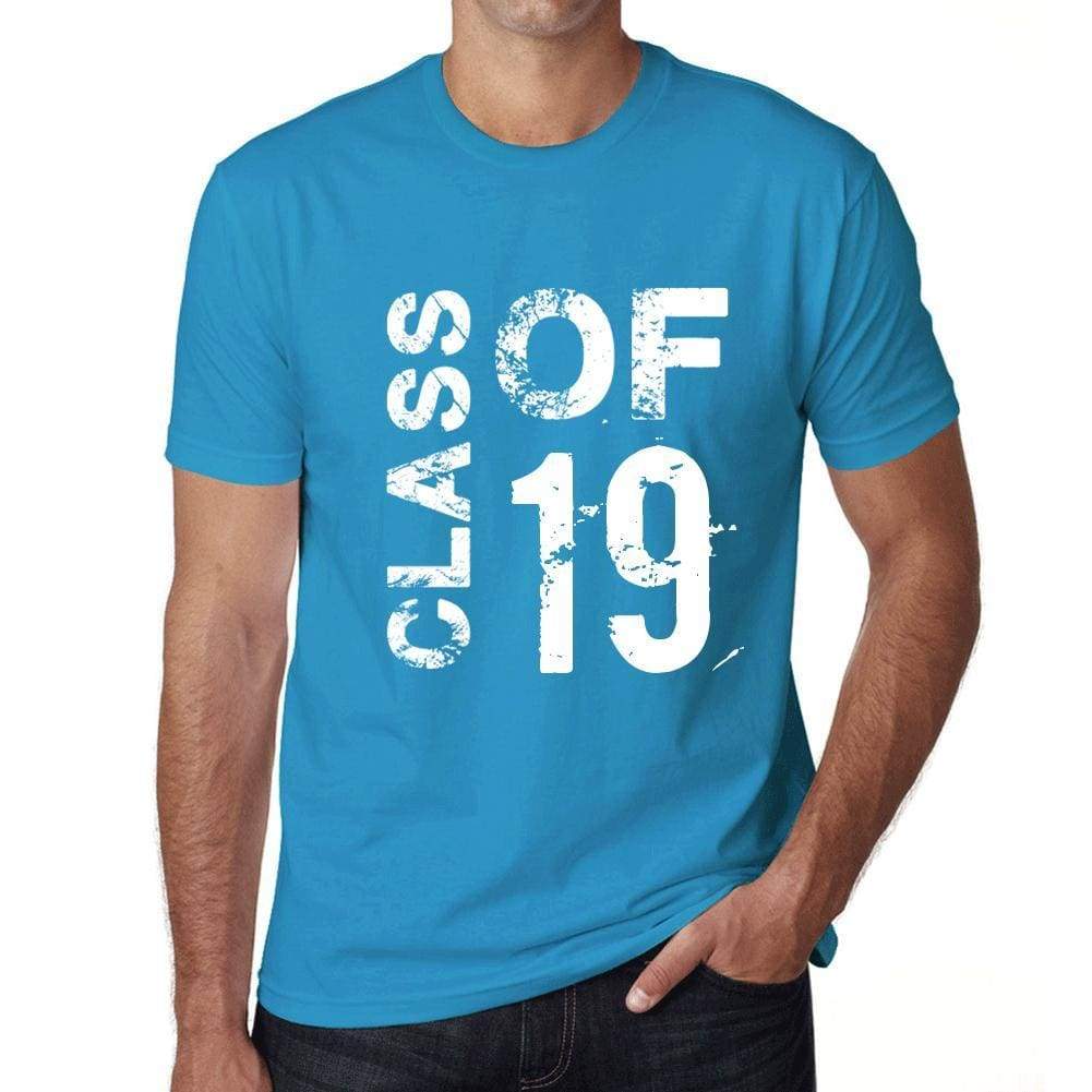 Class Of 19 Grunge Mens T-Shirt Blue Birthday Gift 00483 - Blue / Xs - Casual