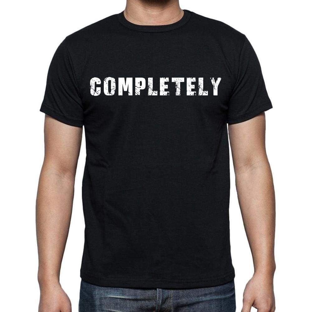 Completely Mens Short Sleeve Round Neck T-Shirt Black T-Shirt En