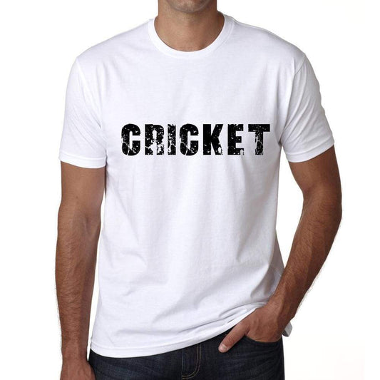 Cricket Mens T Shirt White Birthday Gift 00552 - White / Xs - Casual