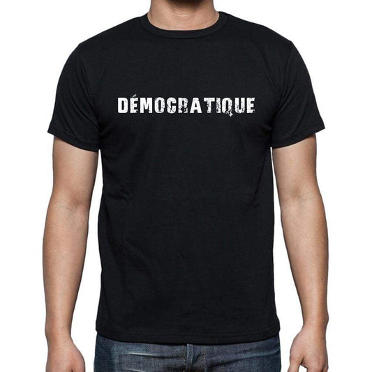 Démocratique French Dictionary Mens Short Sleeve Round Neck T-Shirt 00009 - Casual