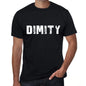 Dimity Mens Vintage T Shirt Black Birthday Gift 00554 - Black / Xs - Casual