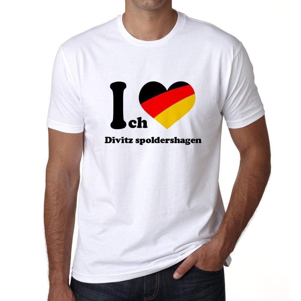 Divitz Spoldershagen Mens Short Sleeve Round Neck T-Shirt 00005 - Casual