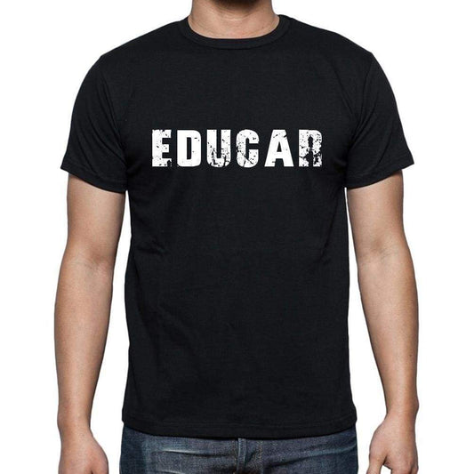 Educar Mens Short Sleeve Round Neck T-Shirt - Casual