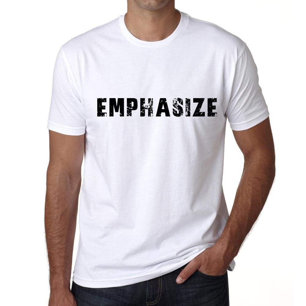 Emphasize Mens T Shirt White Birthday Gift 00552 - White / Xs - Casual