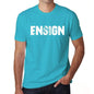 Ensign Mens Short Sleeve Round Neck T-Shirt - Blue / S - Casual