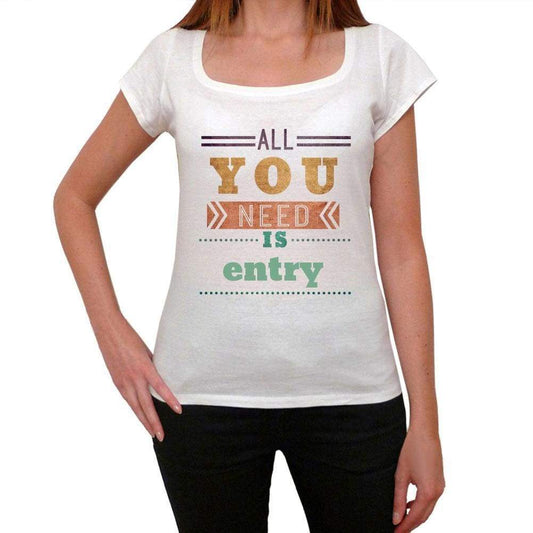Entry Womens Short Sleeve Round Neck T-Shirt 00024 - Casual