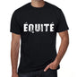 Équité Mens T Shirt Black Birthday Gift 00549 - Black / Xs - Casual