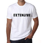 Extensive Mens T Shirt White Birthday Gift 00552 - White / Xs - Casual