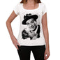 Fernand Raynaud Old Celebrities White Womens Short Sleeve Round Neck T-Shirt Gift T-Shirt Gift T-Shirt 00312 - Casual