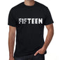 fifteen Mens Vintage T shirt Black Birthday Gift 00555 - Ultrabasic
