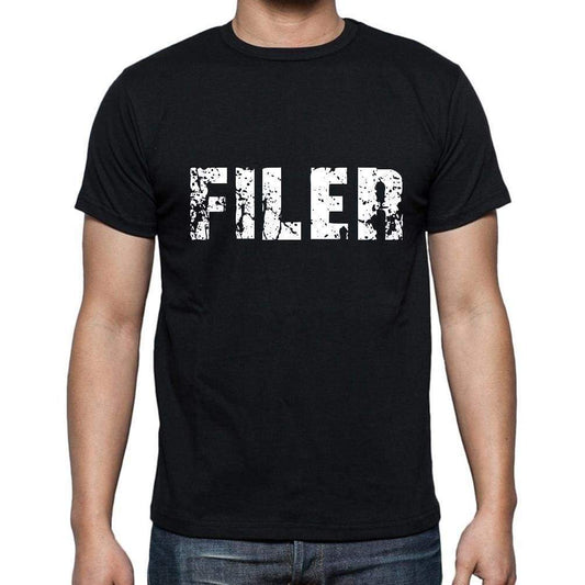 Filer French Dictionary Mens Short Sleeve Round Neck T-Shirt 00009 - Casual