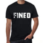 Fined Mens Retro T Shirt Black Birthday Gift 00553 - Black / Xs - Casual