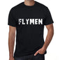 Flymen Mens Vintage T Shirt Black Birthday Gift 00554 - Black / Xs - Casual