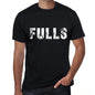 Fulls Mens Retro T Shirt Black Birthday Gift 00553 - Black / Xs - Casual