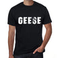 Geese Mens Retro T Shirt Black Birthday Gift 00553 - Black / Xs - Casual