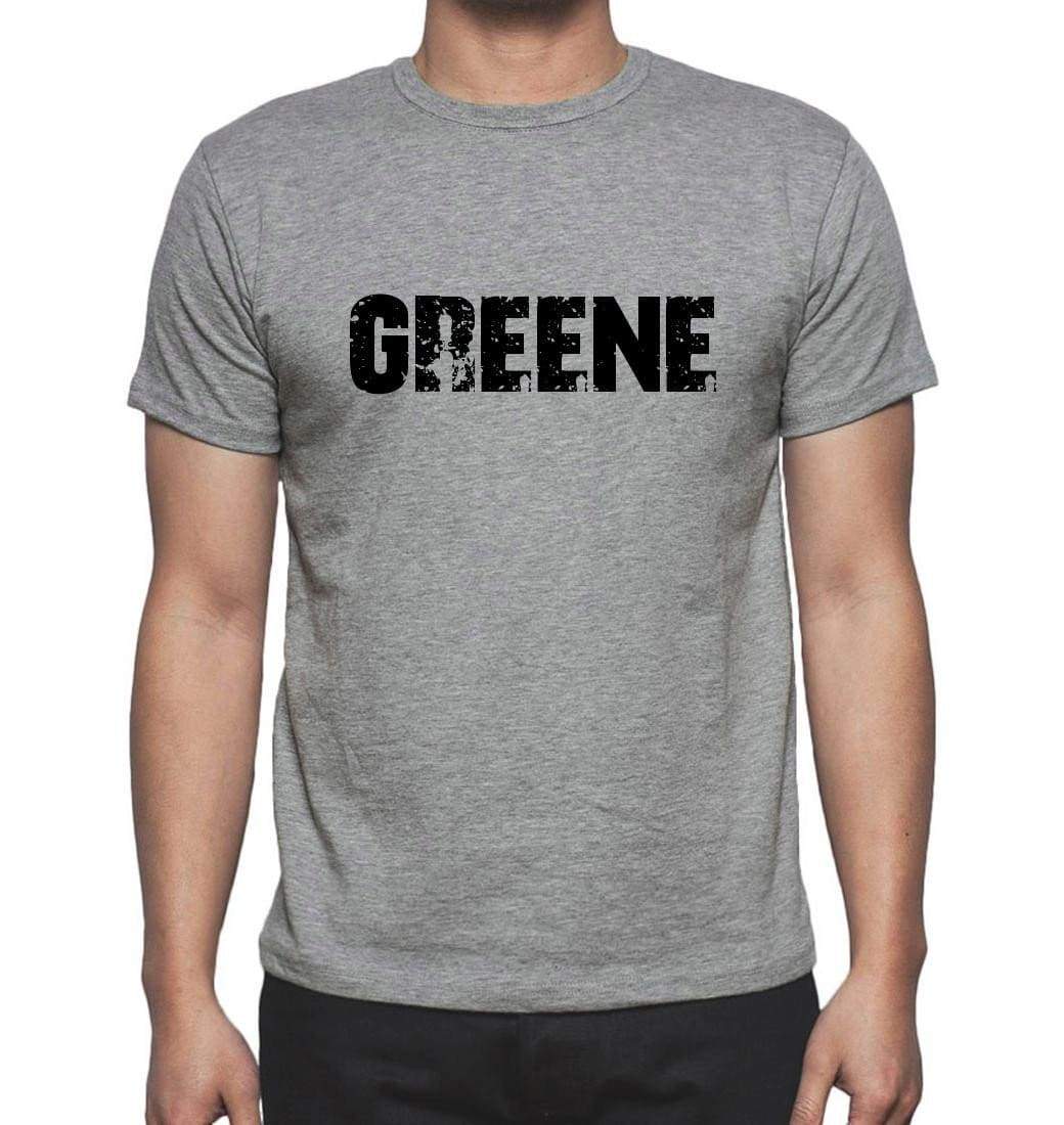 Greene Grey Mens Short Sleeve Round Neck T-Shirt 00018 - Grey / S - Casual