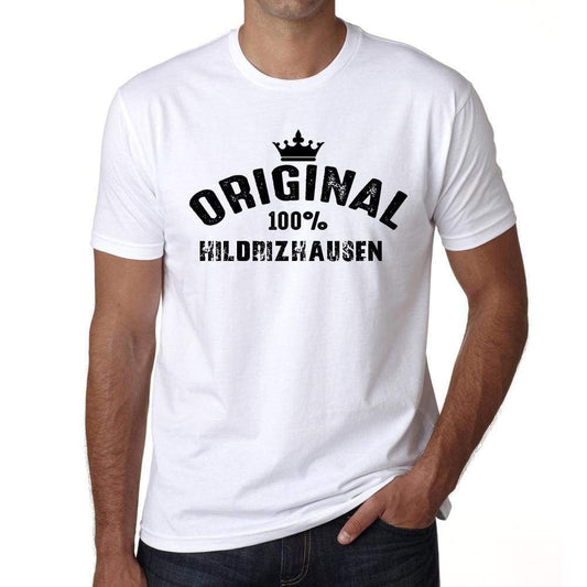 Hildrizhausen 100% German City White Mens Short Sleeve Round Neck T-Shirt 00001 - Casual