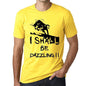 I Shall Be Dazzling, <span>Men's</span> T-shirt, Yellow, Birthday Gift 00379 - ULTRABASIC