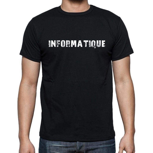 Informatique French Dictionary Mens Short Sleeve Round Neck T-Shirt 00009 - Casual