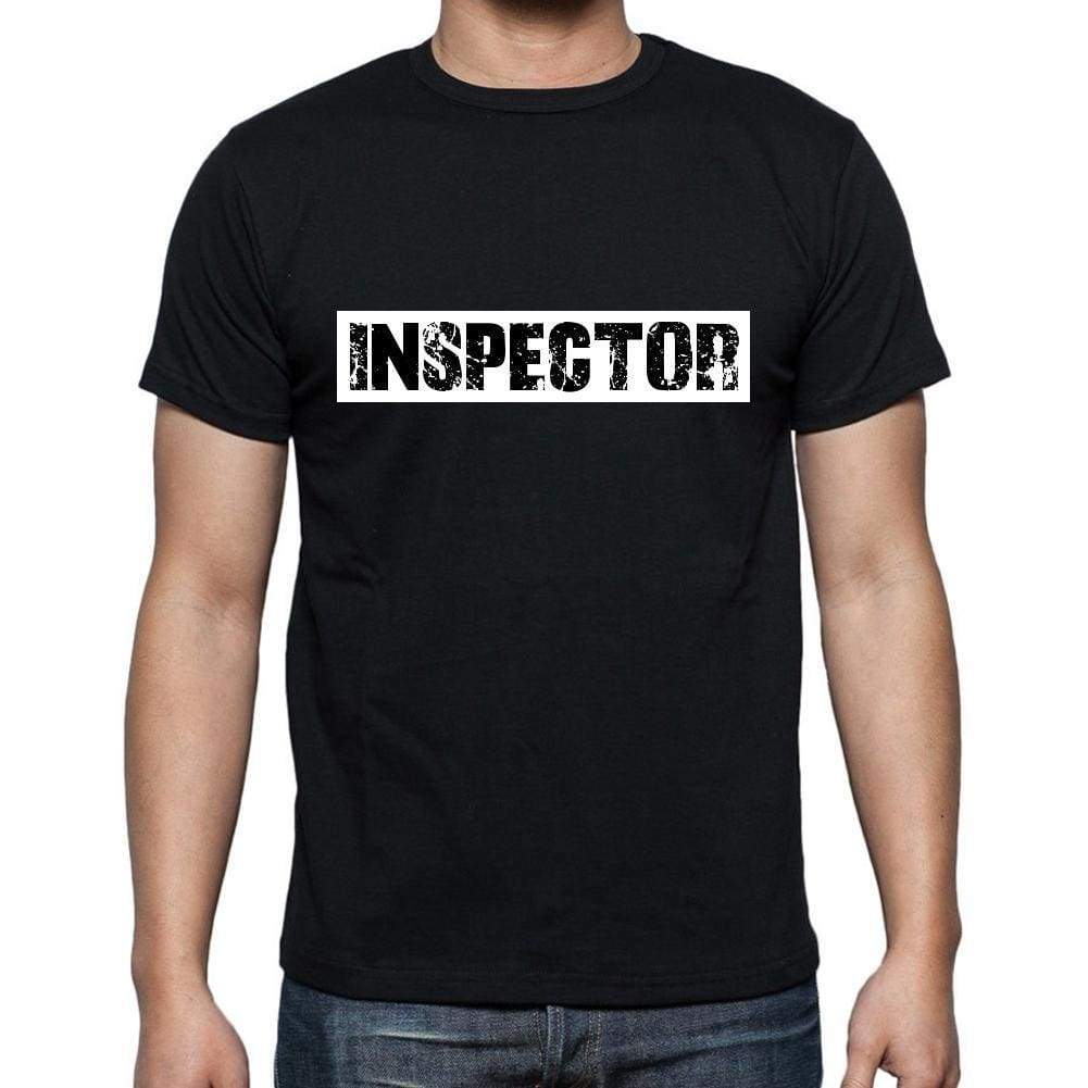 Inspector T Shirt Mens T-Shirt Occupation S Size Black Cotton - T-Shirt