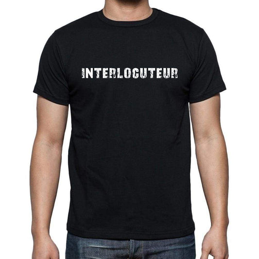 Interlocuteur French Dictionary Mens Short Sleeve Round Neck T-Shirt 00009 - Casual
