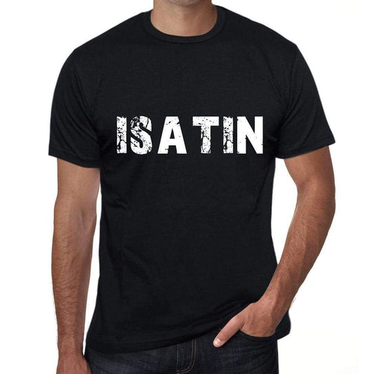 Isatin Mens Vintage T Shirt Black Birthday Gift 00554 - Black / Xs - Casual