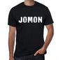 Jomon Mens Retro T Shirt Black Birthday Gift 00553 - Black / Xs - Casual
