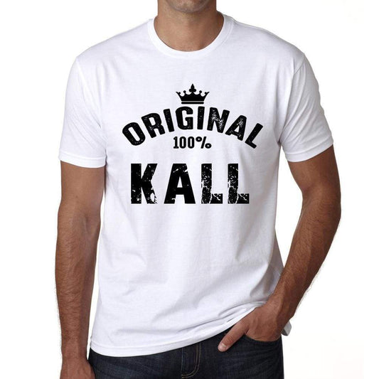 Kall Mens Short Sleeve Round Neck T-Shirt - Casual